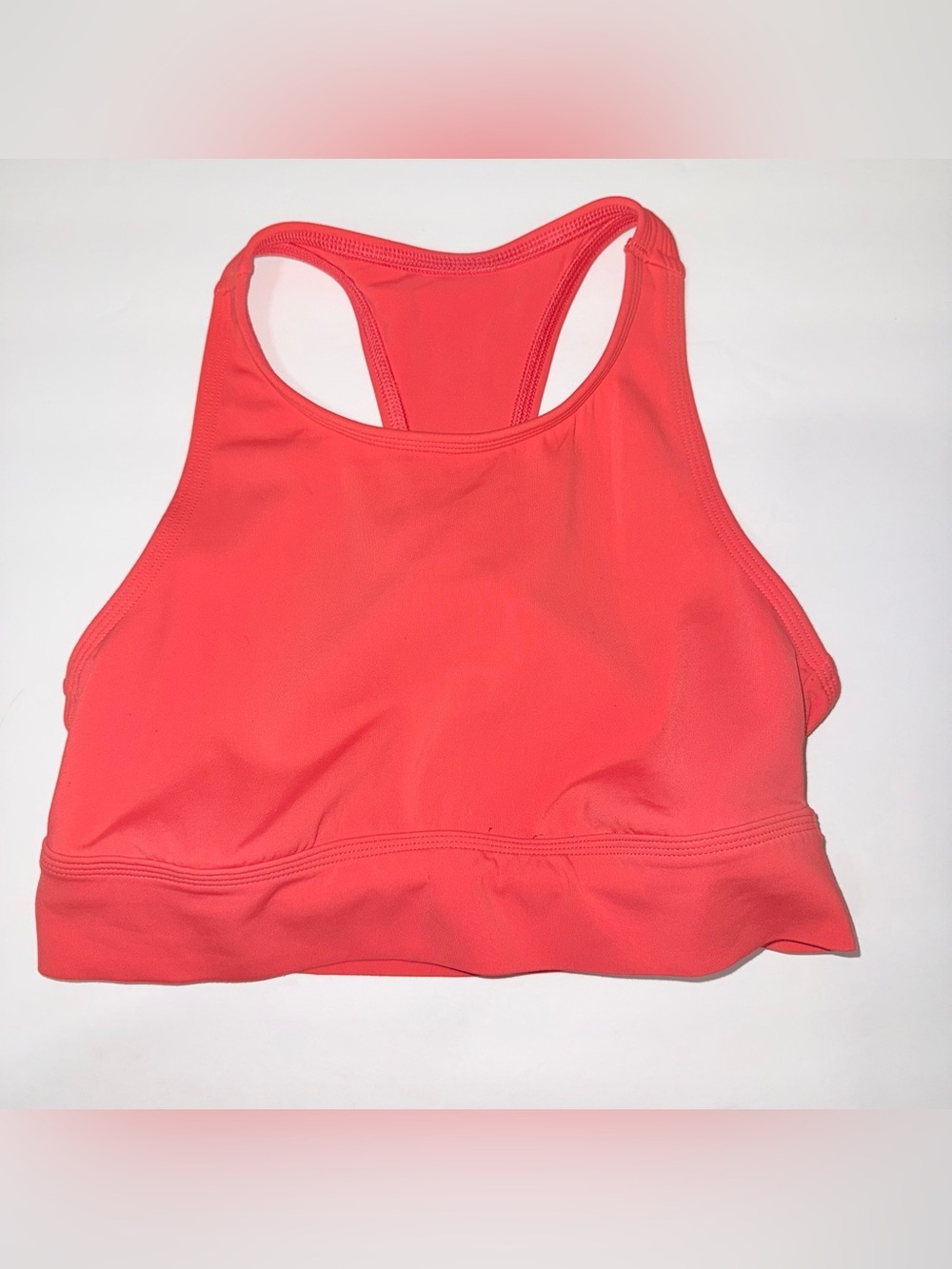 Aerie Chill Play Move Twist Back Sports Bra Women’s Size Medium Coral Red